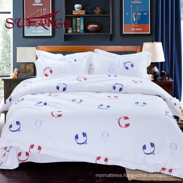 High Quality Hotel Bedding Linen Supplier cotton print bedding sets 60s